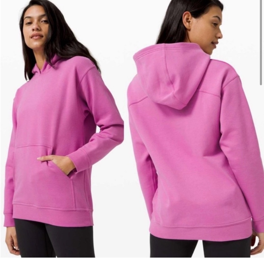NWT Lululemon All Yours Hoodie Hooded Sweatshirt Magenta Glow Pink Small New